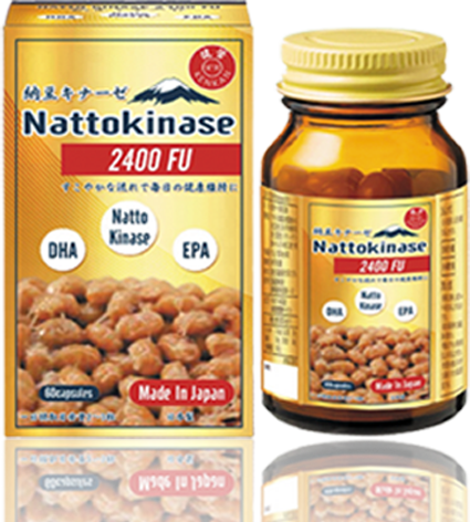 Viên uống hỗ trợ chống đột quỵ Kenkan NattoKinase 2400 Fu